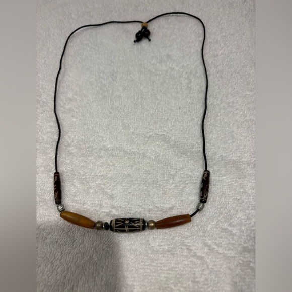 Boho Earth Tone Pendant Necklace Lot - Caracol & NW Brands - Set of 5 - Picture 5 of 10